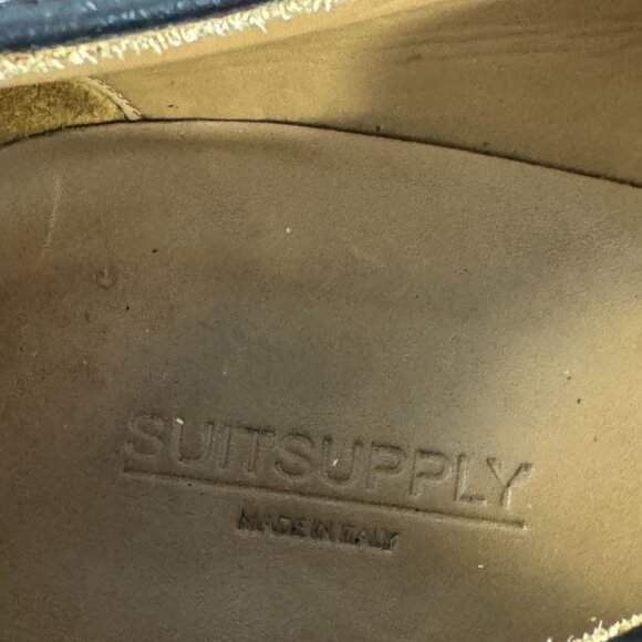 Suitsupply Kitty Monk Brown Leather Loafer Shoes, Size 45 main image 11